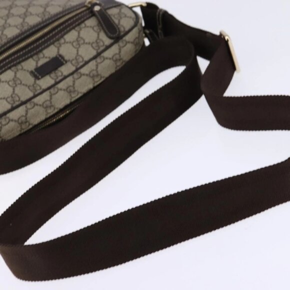 GUCCI GG Supreme Shoulder Bag PVC Beige Gold 201448 Auth ep11234 - Picture 8 of 16